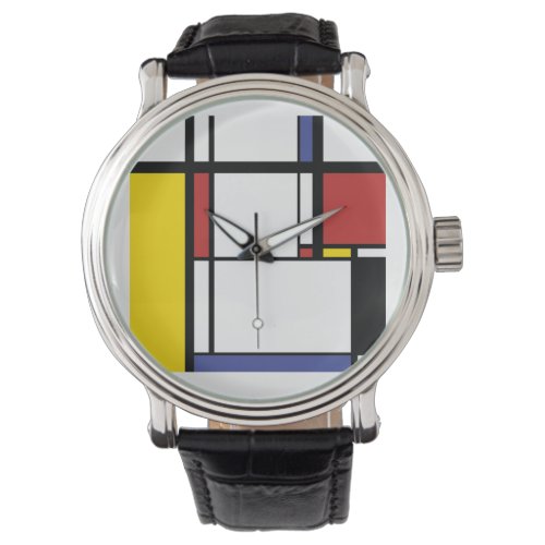 Flasks Gift _ Piet Mondrian Watch