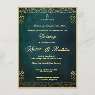 Flat Announcement Card