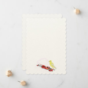 Flat Announcement Card Engagement