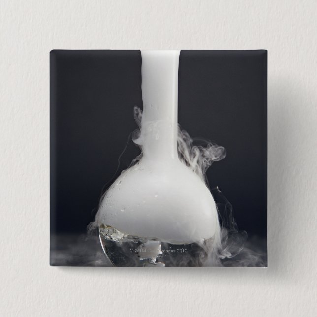 Flat-bottom Flask Pinback Button (Front)