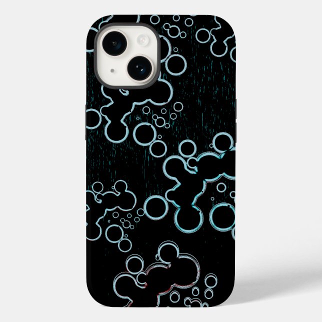 Flat Bubbles B Case-Mate iPhone Case (Back)