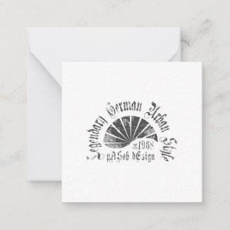 Flat Card 2.5" x 2.5"