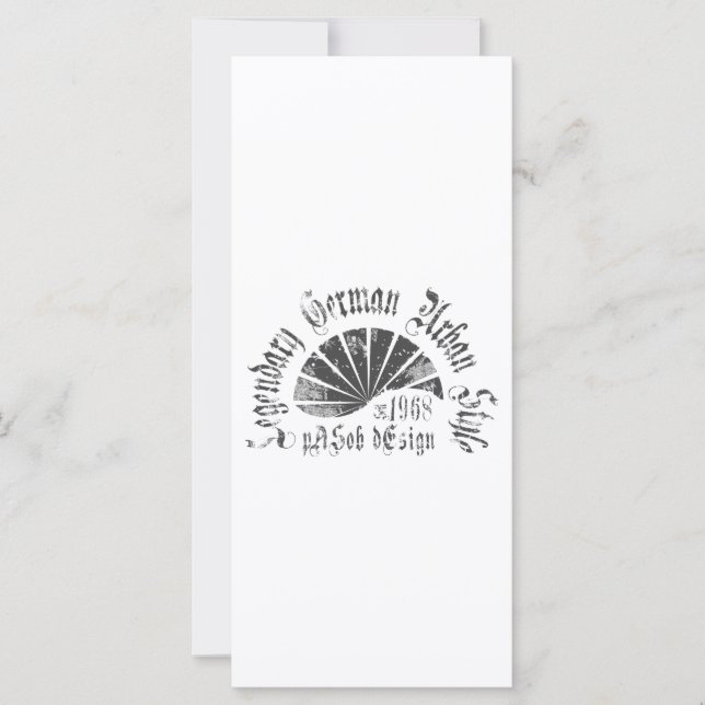 Flat Card 4" x 9" (Front)