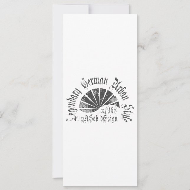 Flat Card 4" x 9.25" (Front)