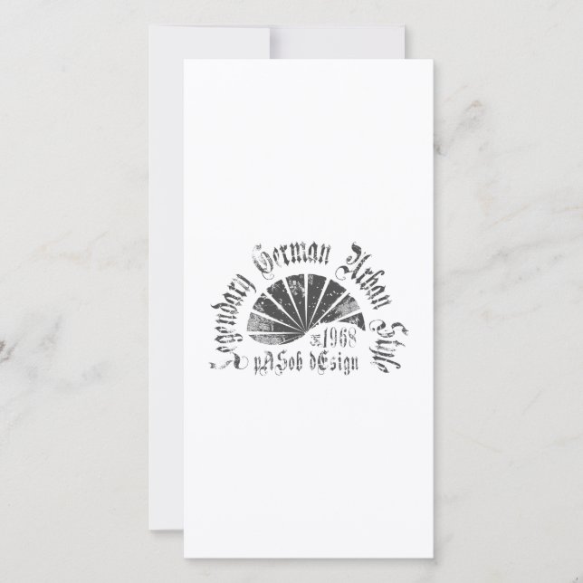 Flat Card  8" x 4" (Front)