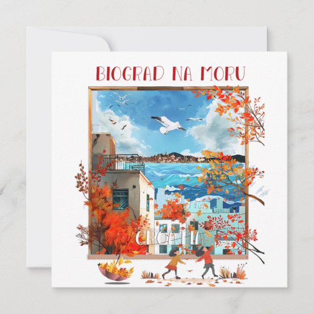 Flat Card - Biograd na Moru 2 (Front)