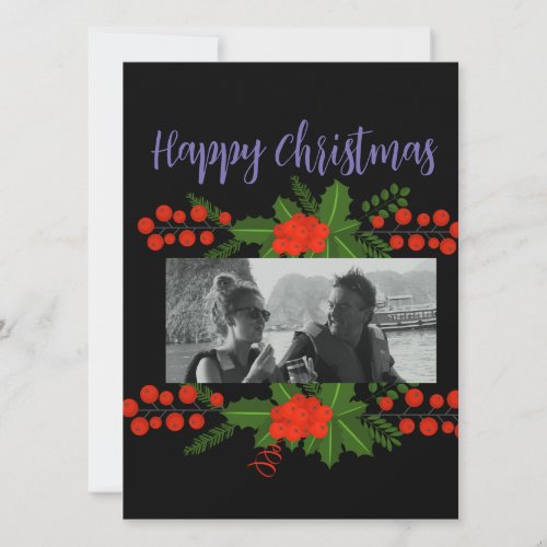 Flat Card Christmas card  family memories 