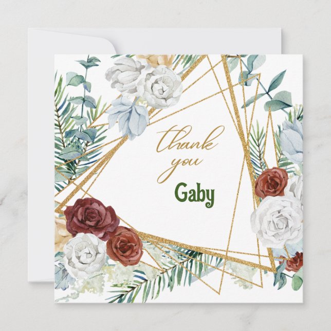 Flat Card Thank You (Front)