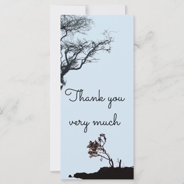 Flat Card(thank you) (Front)