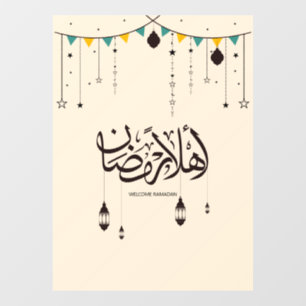 Flat Card Window Cling