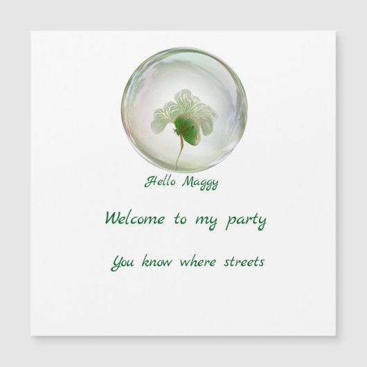 Flat cards magnetic cards (Front)