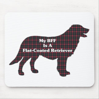 Flat-Coated Retriever BFF Gifts Mouse Pad