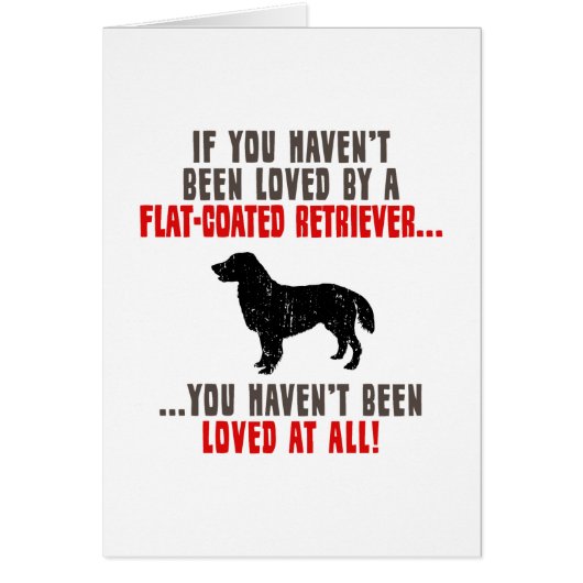 Flat-Coated Retriever Cards (Front)