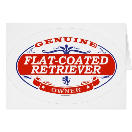 Flat-Coated Retriever Cards (Front Horizontal)
