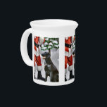 Flat-Coated Retriever Christmas Drink Pitcher<br><div class="desc">I'll never grow up when it comes to believing in that white haired old man and the toys he'd be leaving... . Our exclusive "I still believe" christmas poem combined with our original flat-coated retriever art make these christmas greeting cards a wonderful way to send your holiday greetings. We offer...</div>