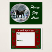 Flat-Coated Retriever Christmas Gifts (Front & Back)