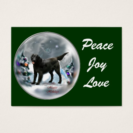 Flat-Coated Retriever Christmas Gifts (Front)