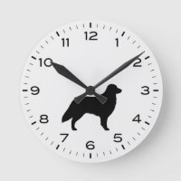Flat Coated Retriever Dog Breed Silhouette