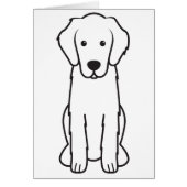 Flat-Coated Retriever Dog Cartoon (Front)