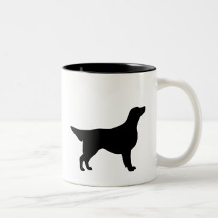 Flat Coated Retriever Gear Two-Tone Coffee Mug