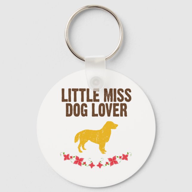 Flat-Coated Retriever Keychain (Front)