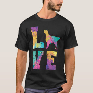 Flat Coated Retriever Love T-Shirt