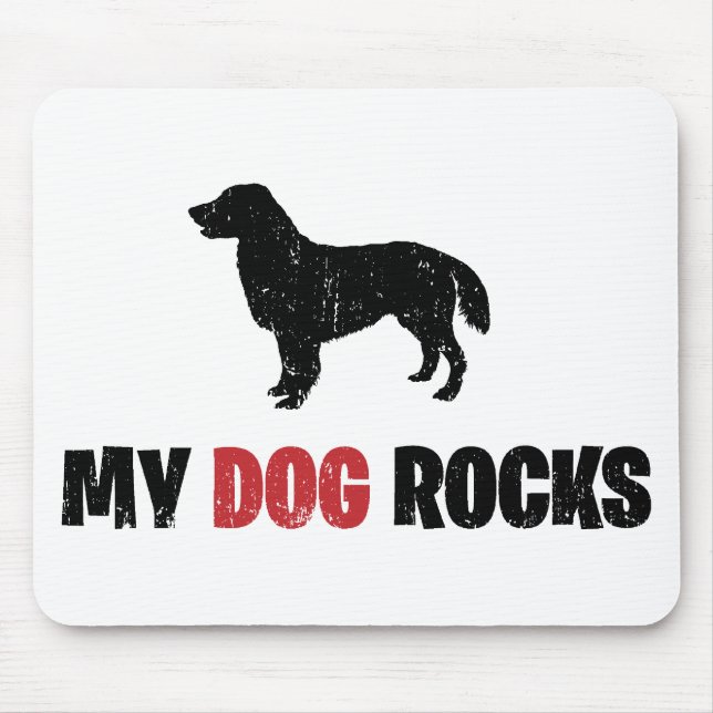 Flat-Coated Retriever Mouse Pad (Front)