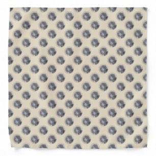 Flat-Coated Retriever Painting - Original Dog Art Bandana