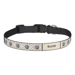 Flat-Coated Retriever Painting - Original Dog Art Pet Collar