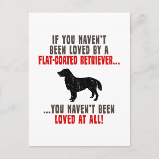 Flat-Coated Retriever Postcard