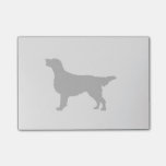 Flat-Coated Retriever Silhouette Love Dogs Post-it Notes