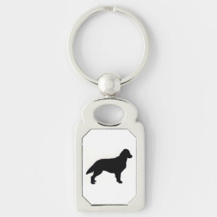 Flat-Coated Retriever silo Keychain