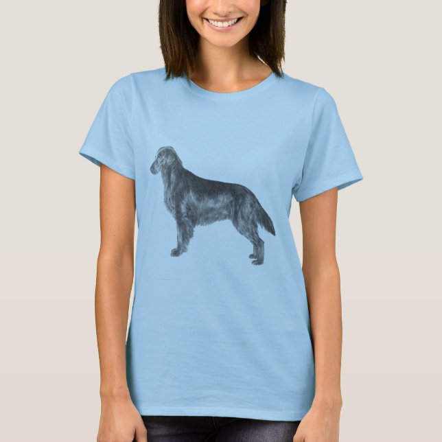 Flat Coated Retriever T-Shirt (Front)