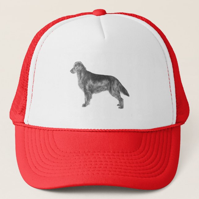 Flat Coated Retriever Trucker Hat (Front)