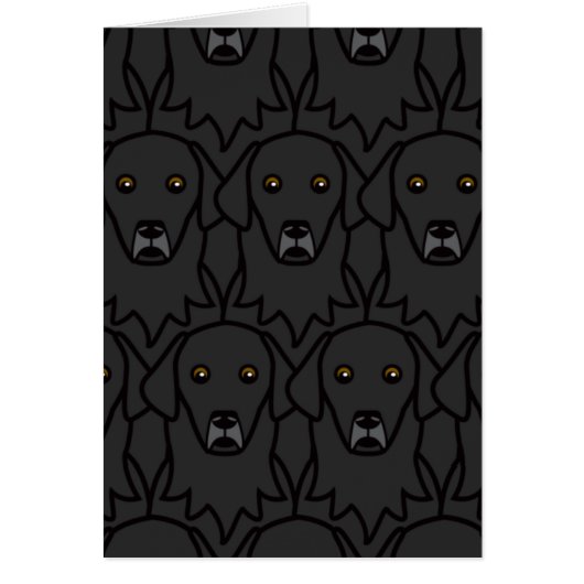Flat-Coated Retrievers Cards (Front)