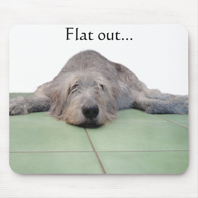 Flat Dog mousepad... Mouse Pad (Front)