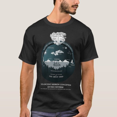 Flat Earth Ancient Hebrew Conception of The Univer T_Shirt