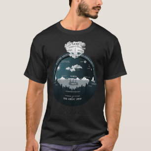 Flat Earth Ancient Hebrew Conception of The Univer T-Shirt