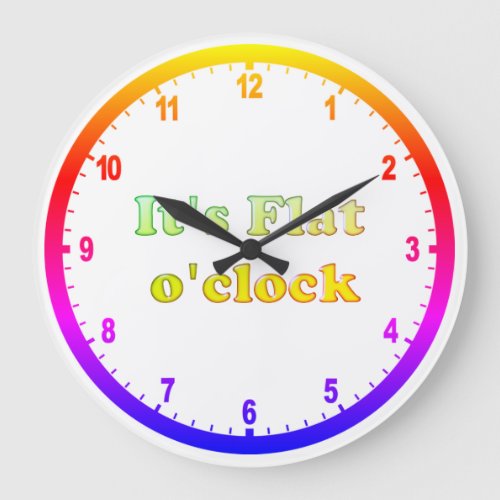 Flat Earth Clock