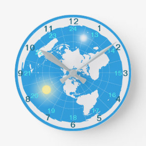 Flat Earth Clock