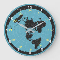 Flat Earth Clock Design