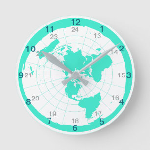Flat Earth Clock Design