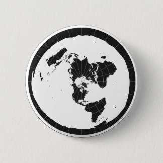 Flat Earth Design Button