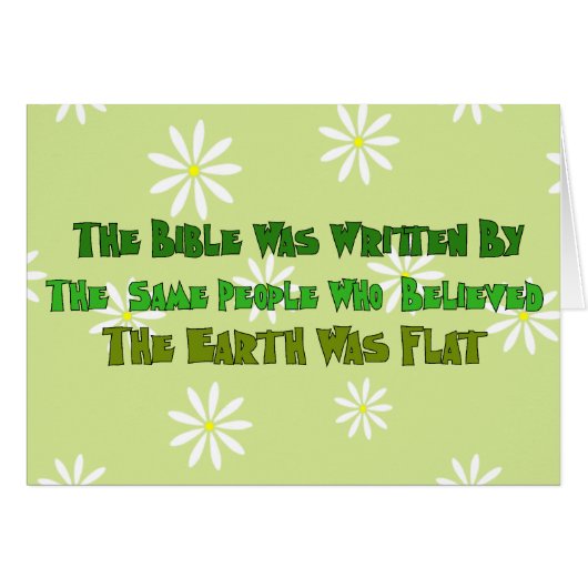 Flat Earth Historians Cards (Front Horizontal)