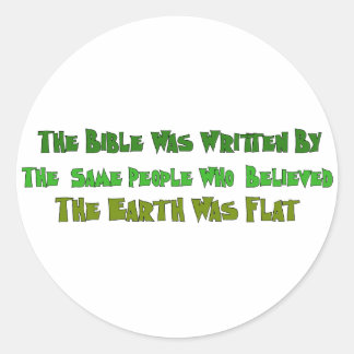 Flat Earth Historians Classic Round Sticker