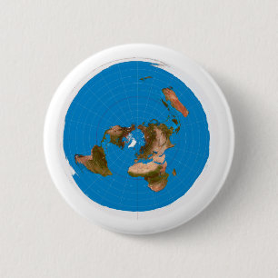 Flat Earth Map - Azimuthal Equidistant Projection Button