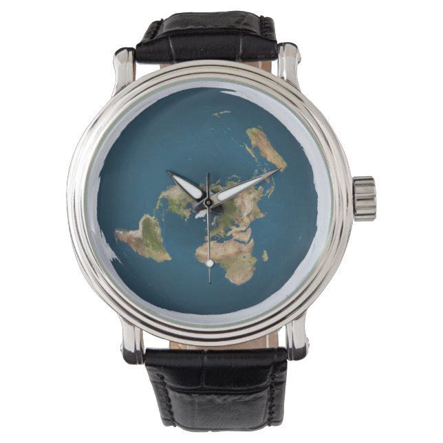 Flat Earth Map by US Geological Survey Watch (Front)