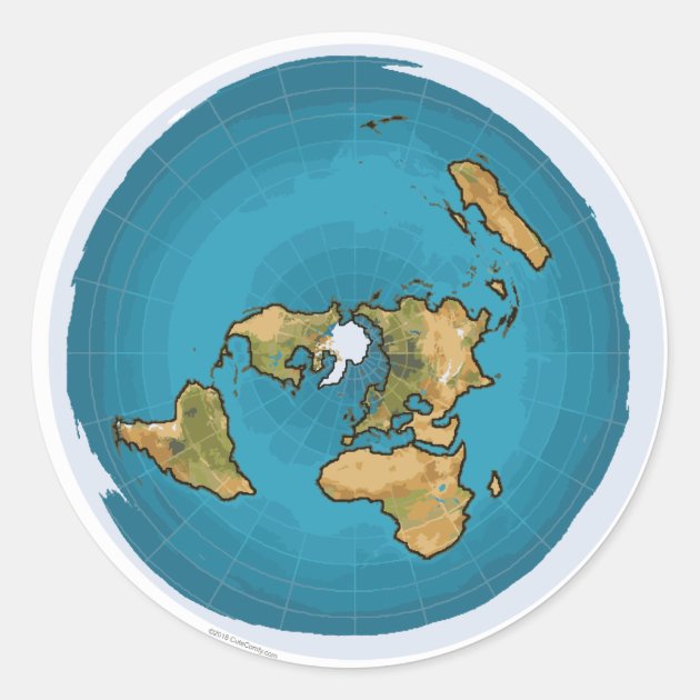 official flat earth map