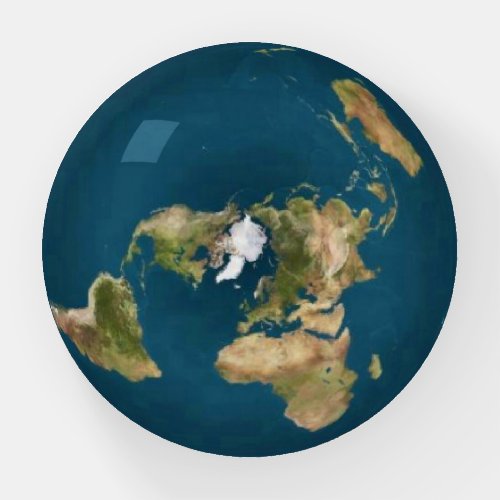 Flat Earth Paperweight