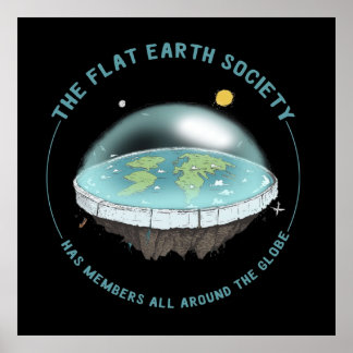 Flat Earth  Poster
